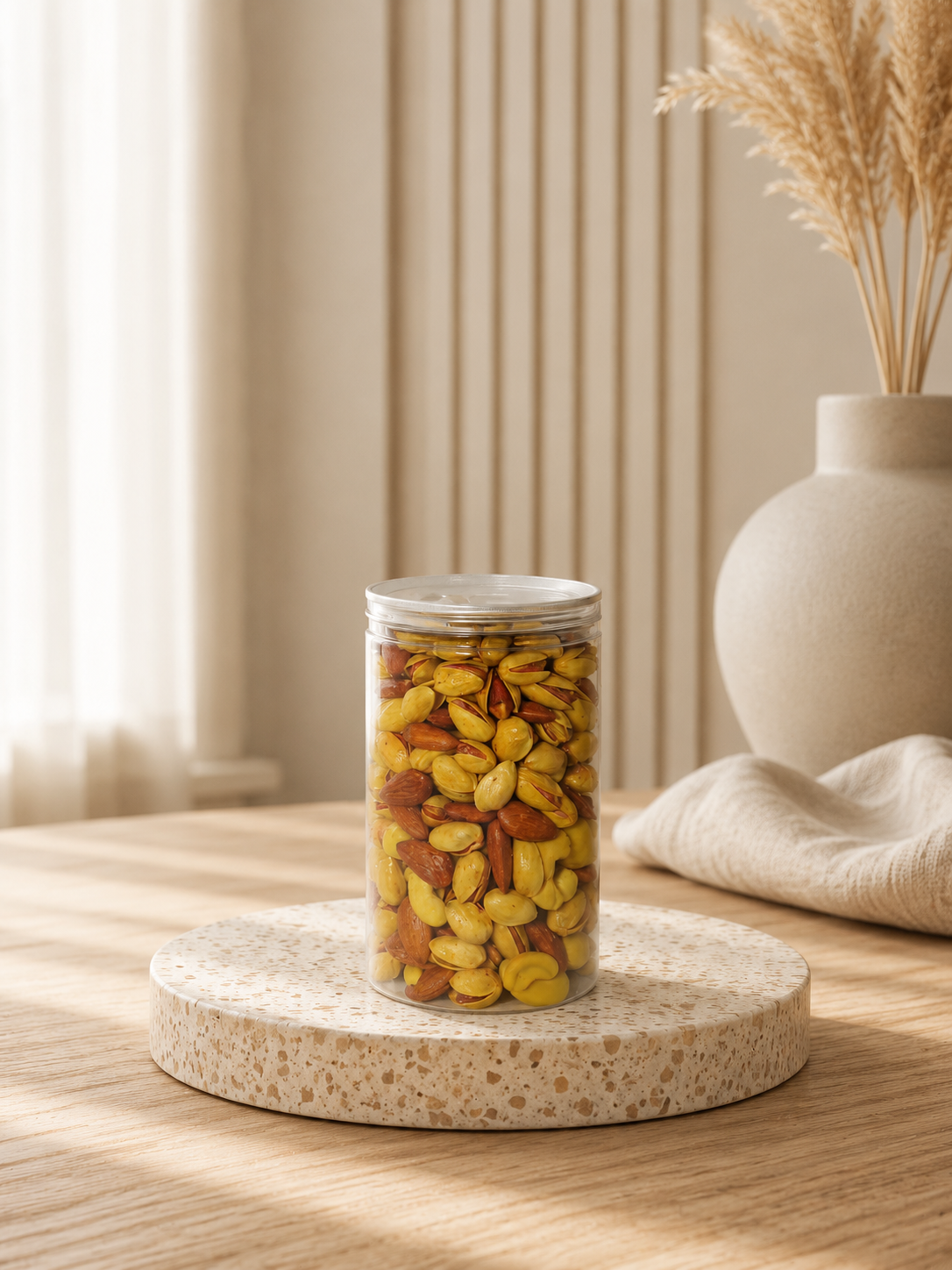 آجیل سه مغز زعفرانی
